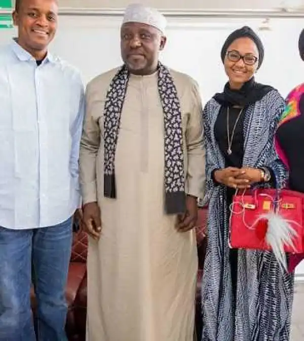 Zahra Buhari And Husband Pictured With Gov. Rochas Okorocha